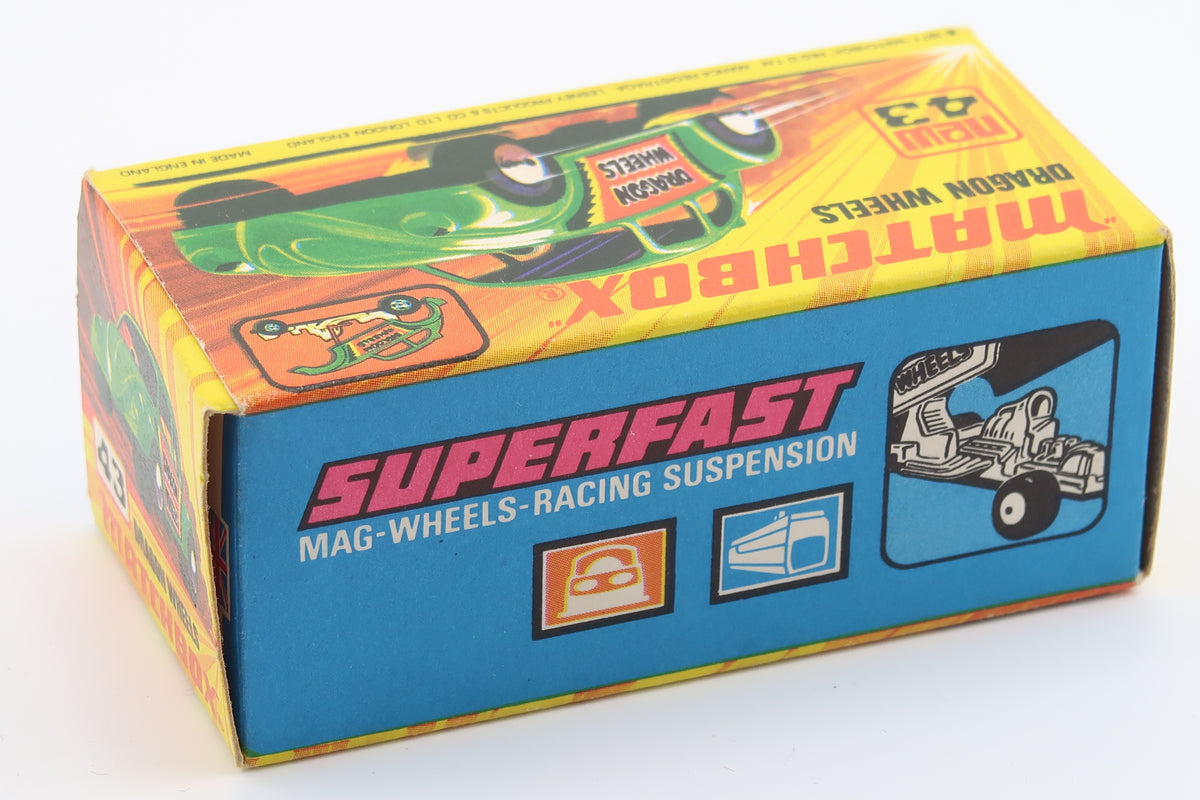 Matchbox Superfast 43 Dragon Wheels VW Käfer 1972