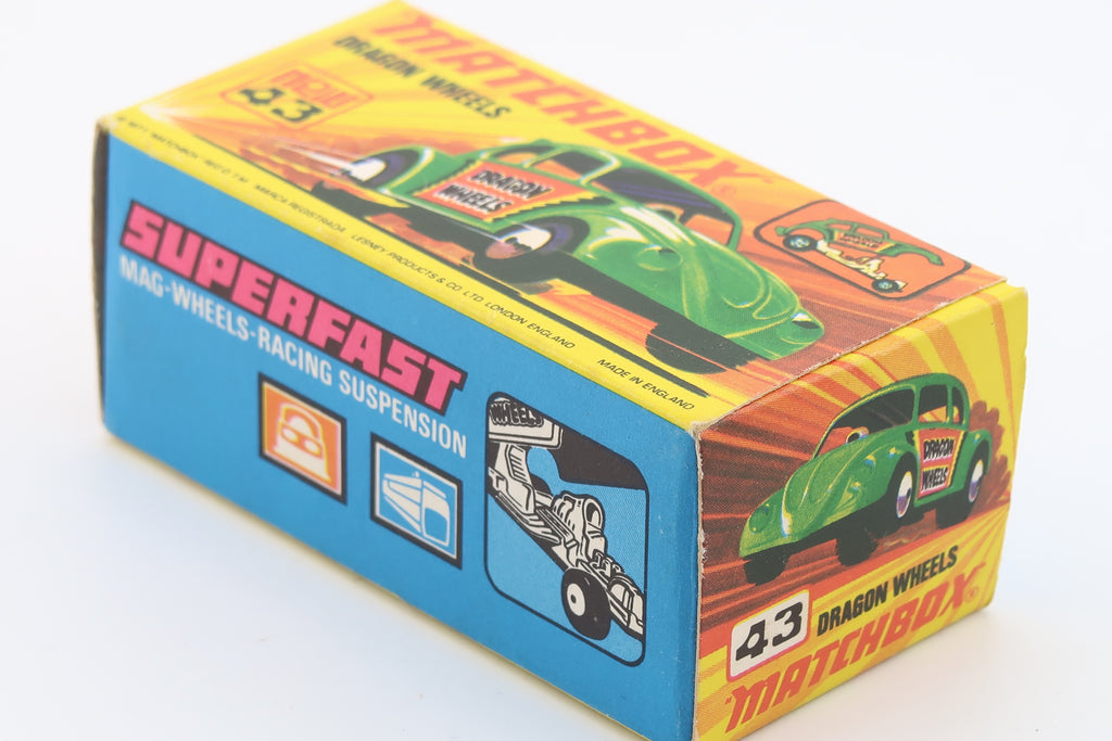 Matchbox Superfast 43 Dragon Wheels VW Käfer 1972