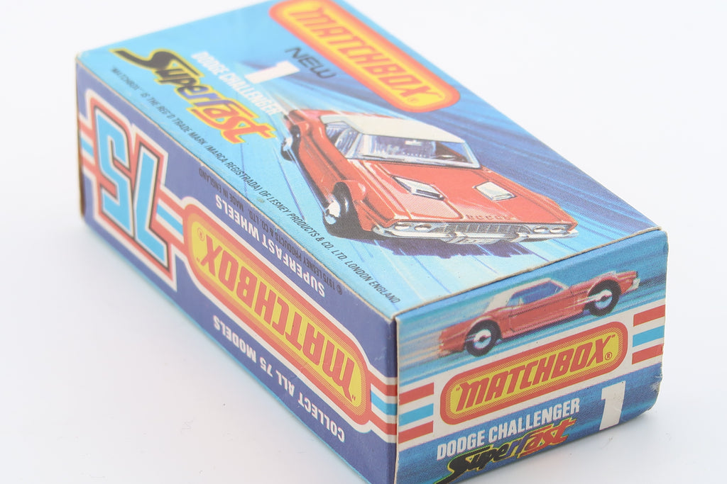 MATCHBOX SUPERFAST 1 - DODGE CHALLENGER - 1:64 - OVP - 1975