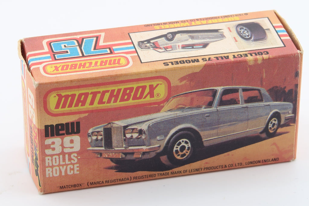 Matchbox Superfast New 39 Rolls-Royce Silver Shadow II 1979