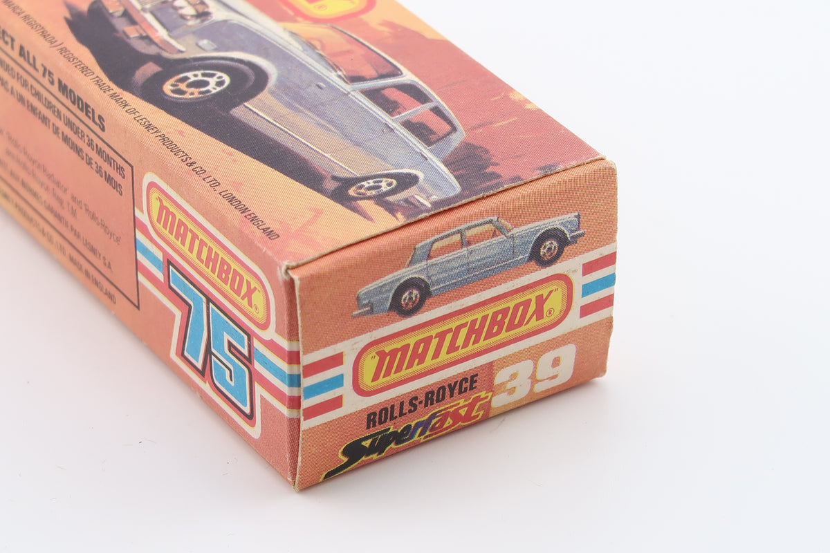 Matchbox Superfast New 39 Rolls-Royce Silver Shadow II 1979