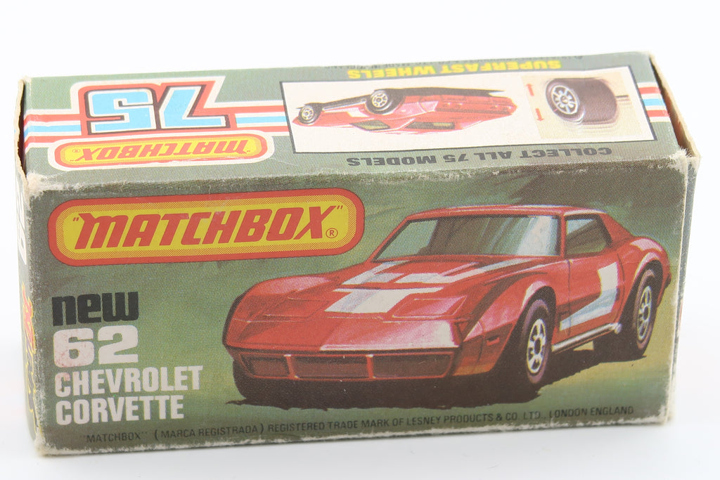 Matchbox Superfast New 61 Chevrolet Corvette 1979