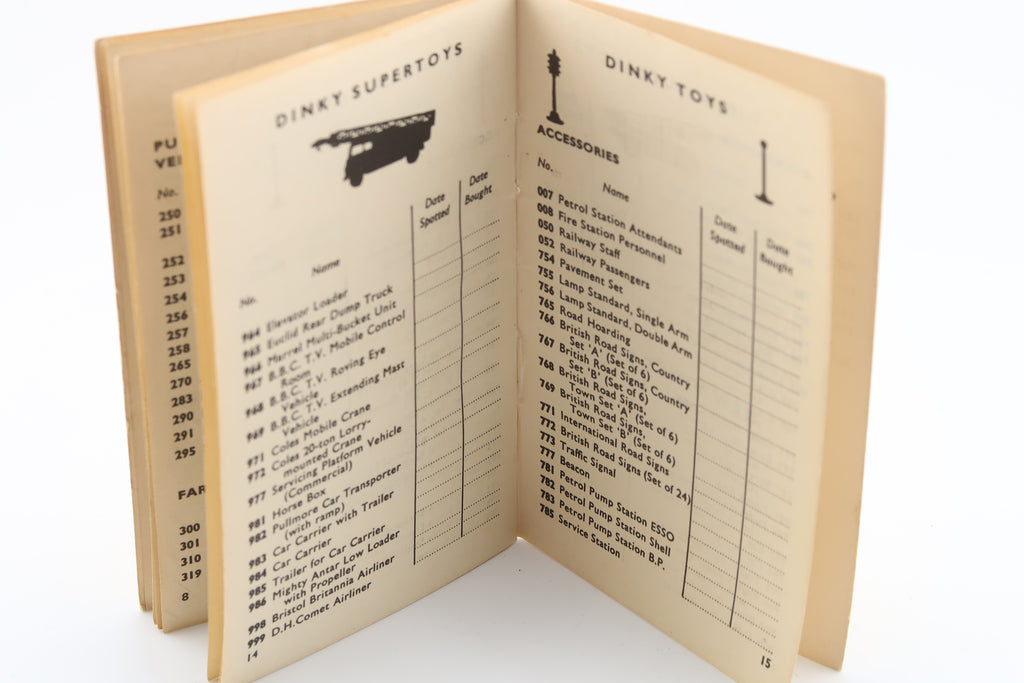 DINKY TOYS - COLLECTOR´S LICENSE - 1961