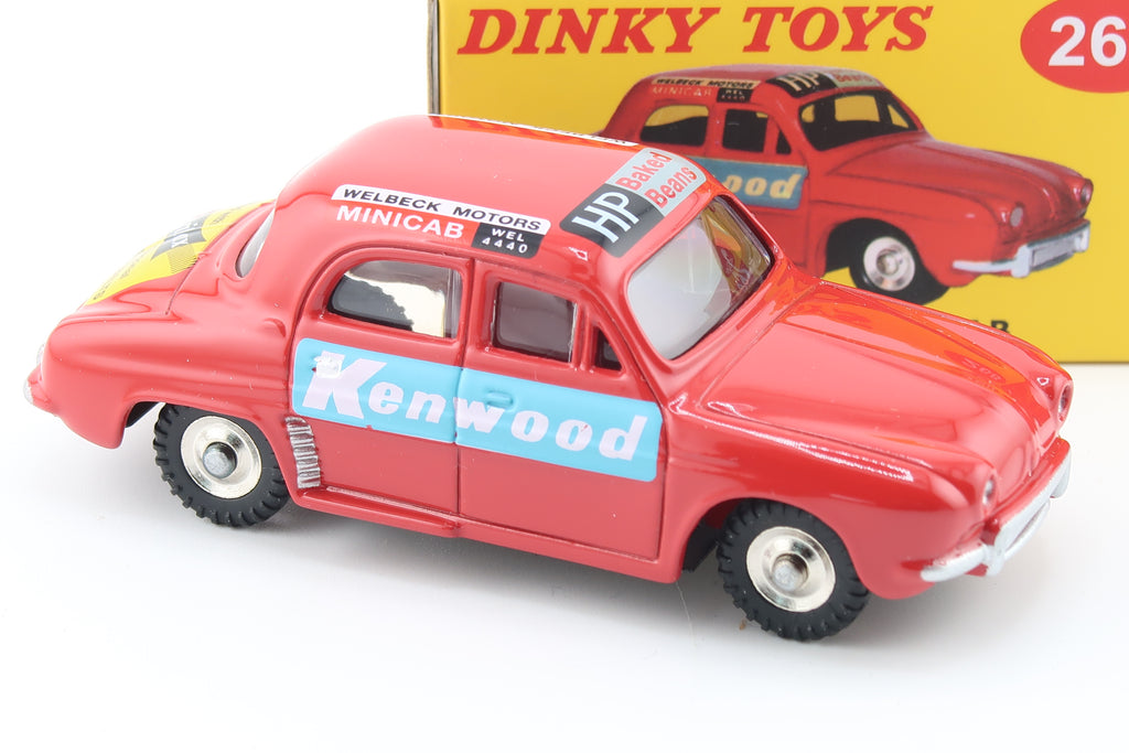 DINKY TOYS 286 - RENAULT DAUPHINE MINICAB - OVP - RE_EDITION