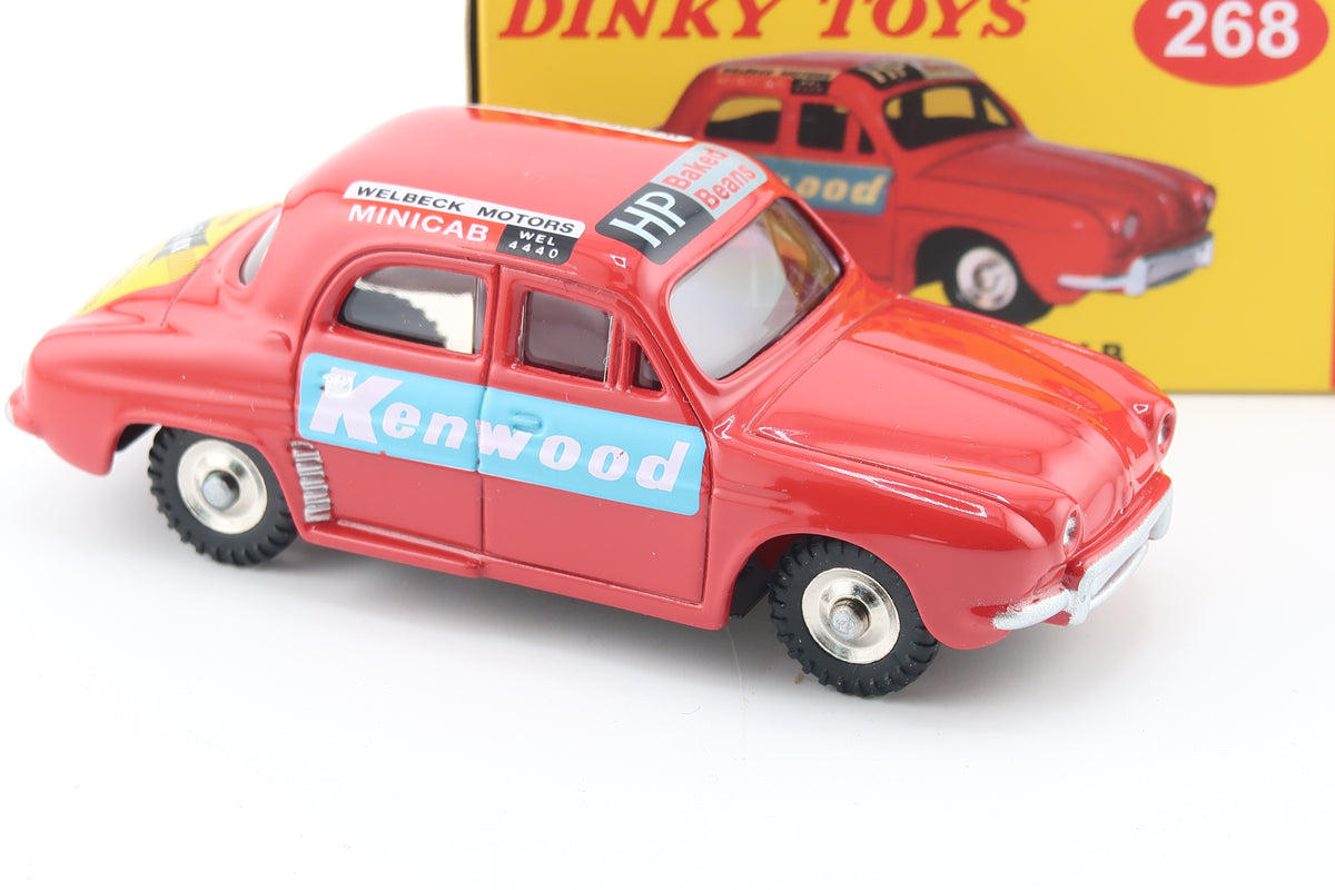 DINKY TOYS 286 - RENAULT DAUPHINE MINICAB - OVP - RE_EDITION