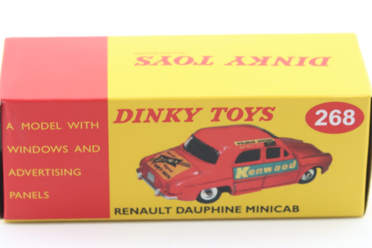DINKY TOYS 286 - RENAULT DAUPHINE MINICAB - OVP - RE_EDITION