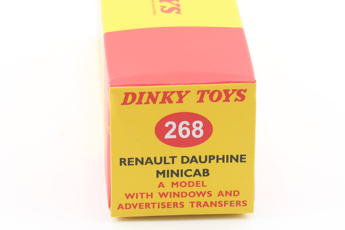 DINKY TOYS 286 - RENAULT DAUPHINE MINICAB - OVP - RE_EDITION