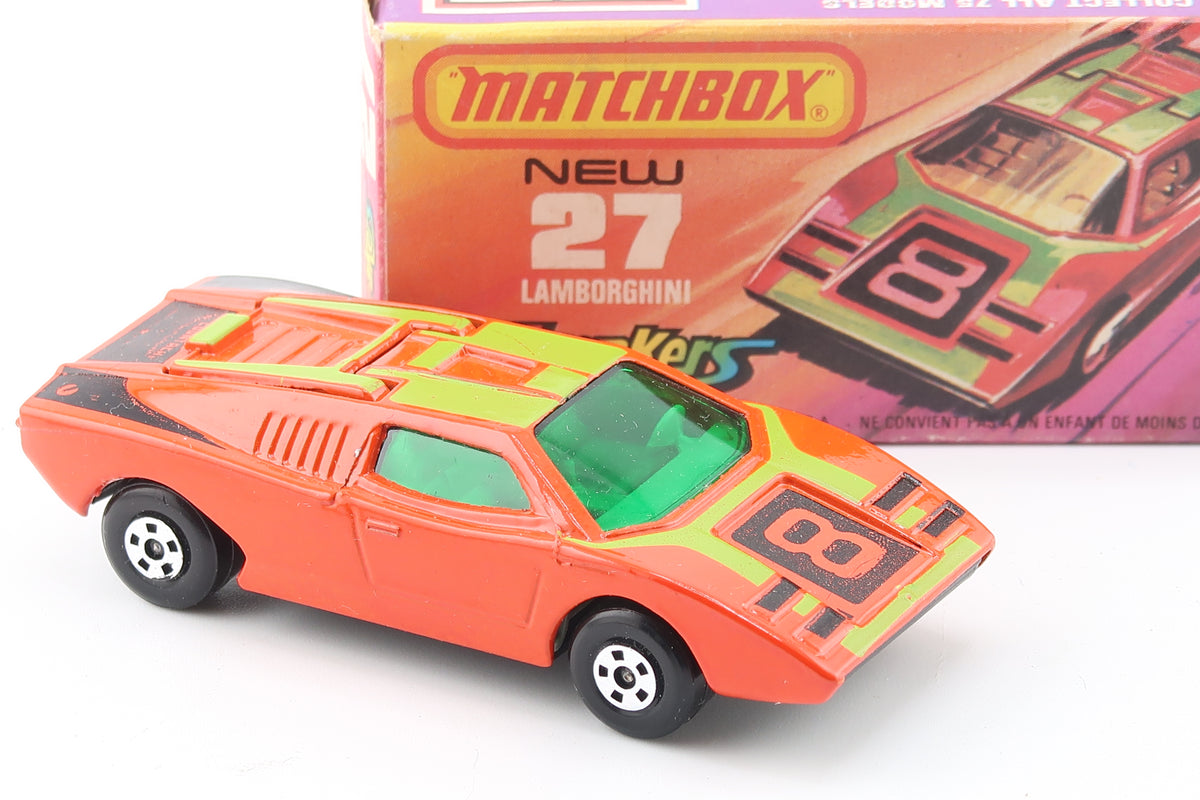 MATCHBOX STREAKERS NEW 27 - LAMBORGHINI COUNTACH - OVP - 1973