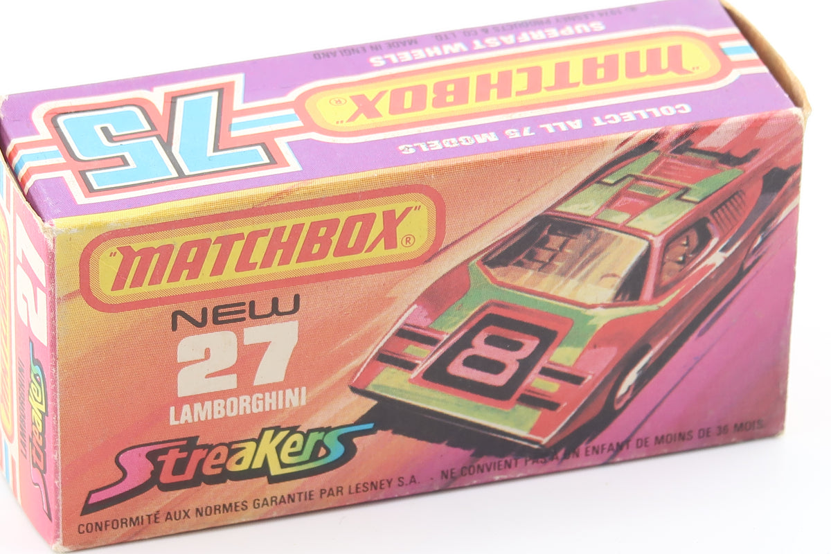 MATCHBOX STREAKERS NEW 27 - LAMBORGHINI COUNTACH - OVP - 1973