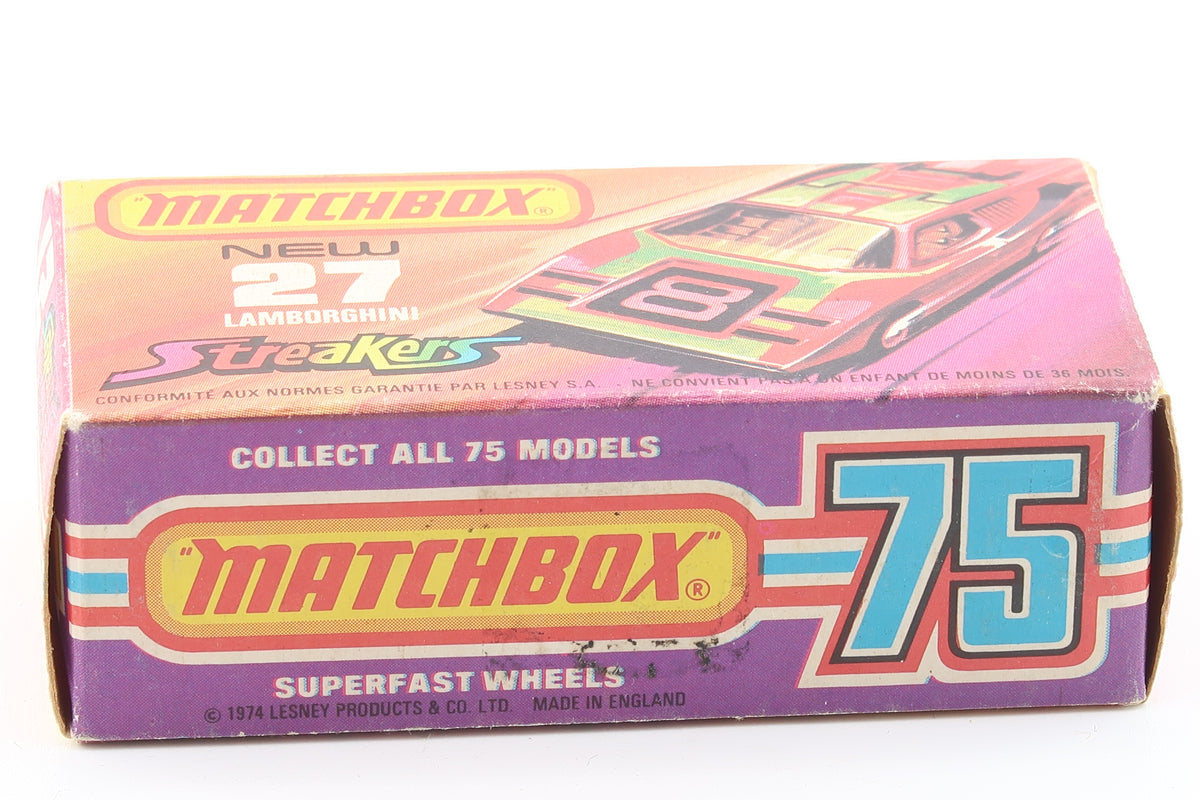 MATCHBOX STREAKERS NEW 27 - LAMBORGHINI COUNTACH - OVP - 1973