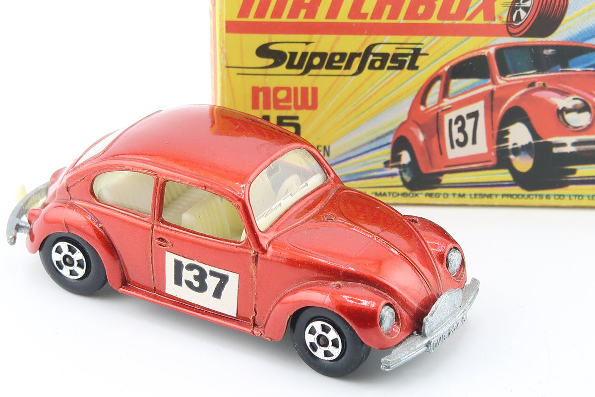 MATCHBOX SUPERFAST NEW 15 - VOLKSWAGEN ( VW KÄFER ) - OVP - 1968