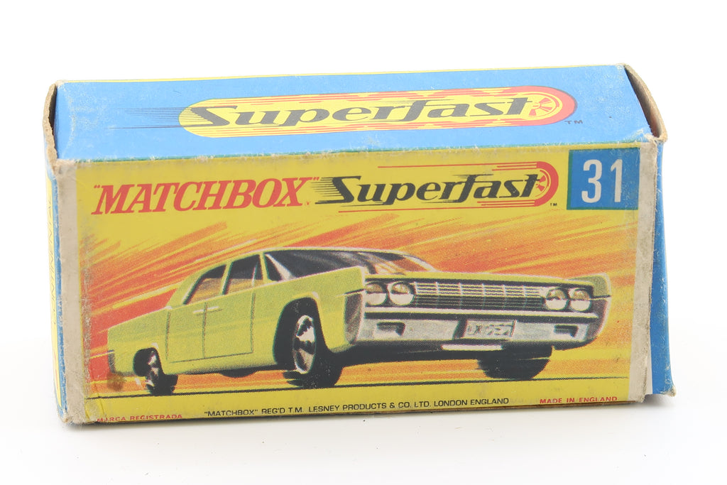 MATCHBOX SUPERFAST 31 - LINCOLN CONTINENTAL - OVP - 1971