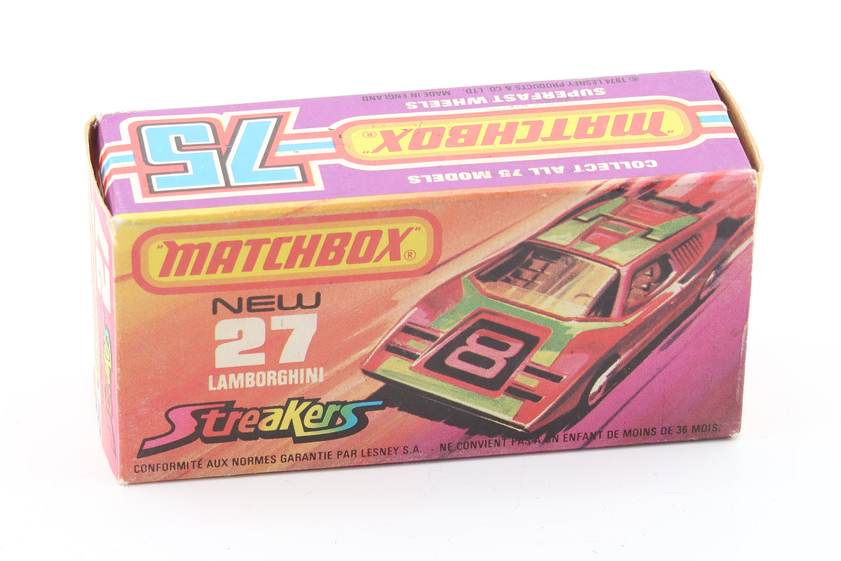 MATCHBOX STREAKERS NEW 27 - LAMBORGHINI COUNTACH - OVP - 1973