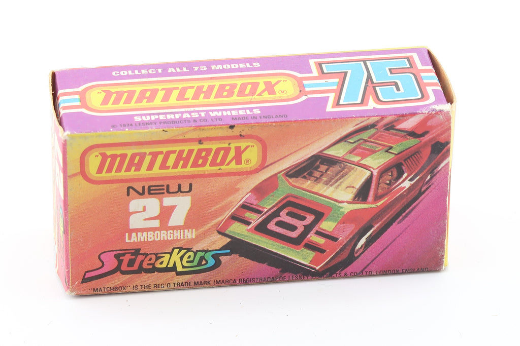 MATCHBOX STREAKERS NEW 27 - LAMBORGHINI COUNTACH - OVP - 1973