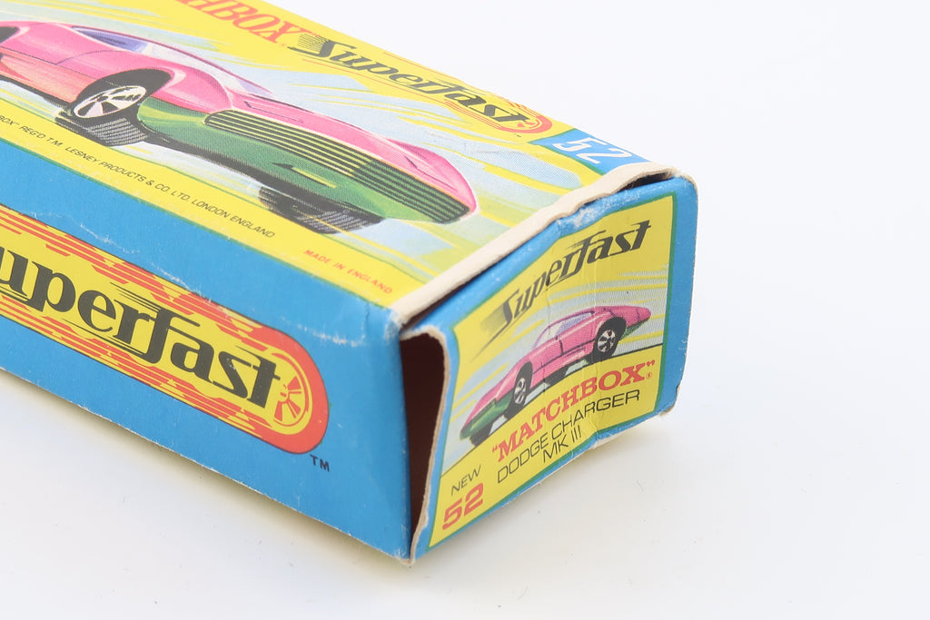 MATCHBOX SUPERFAST 52 - DODGE CHARGER MK III - OVP - 1970