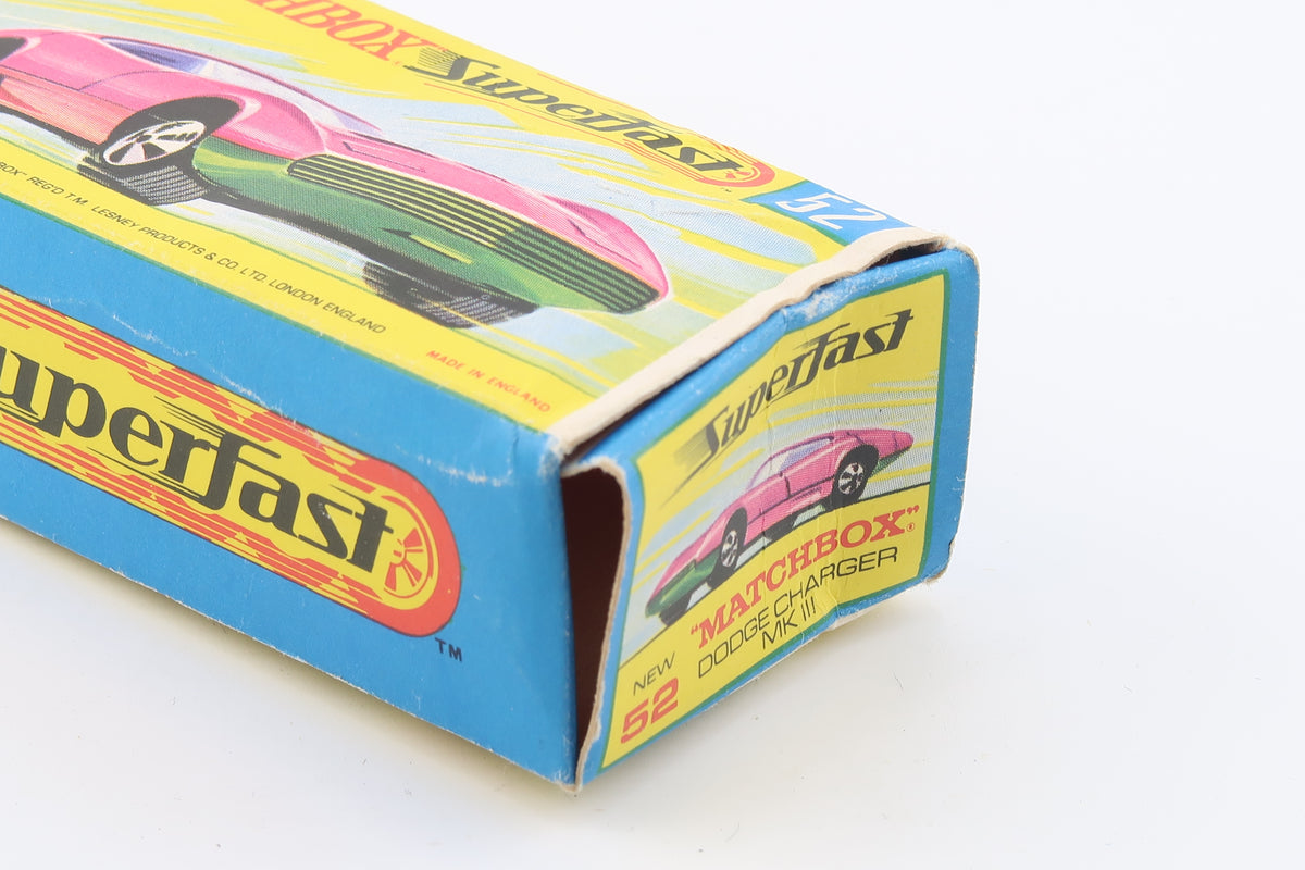 MATCHBOX SUPERFAST 52 - DODGE CHARGER MK III - OVP - 1970