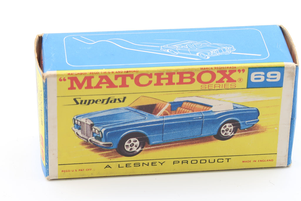 MATCHBOX SUPERFAST 69 - ROLLS ROYCE SILVER SHADOW - OVP - 1969