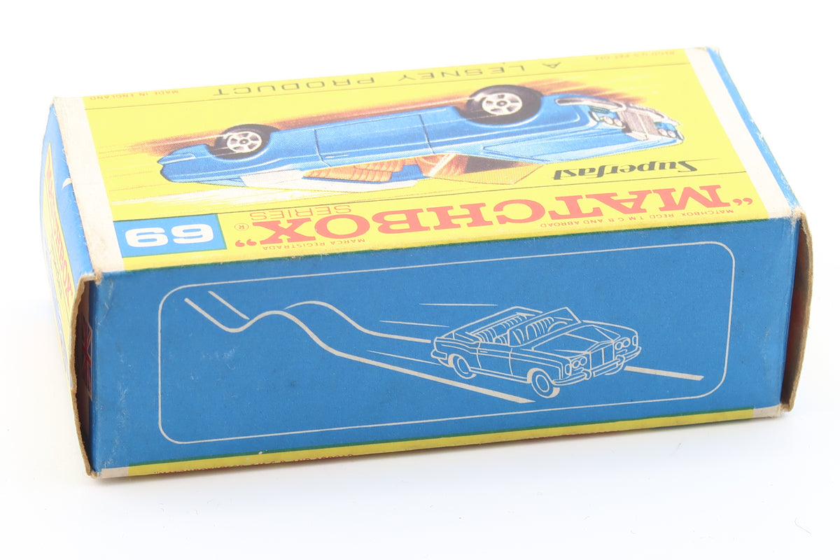 MATCHBOX SUPERFAST 69 - ROLLS ROYCE SILVER SHADOW - OVP - 1969