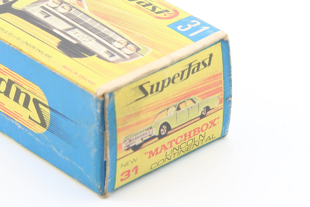 MATCHBOX SUPERFAST 31 - LINCOLN CONTINENTAL - OVP - 1971