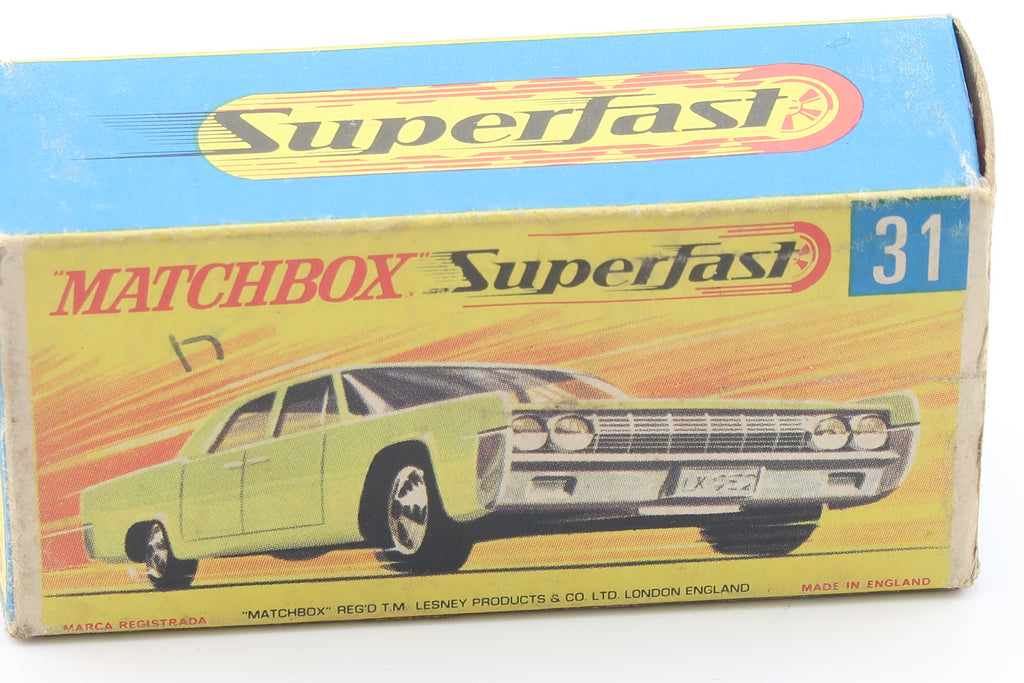 MATCHBOX SUPERFAST 31 - LINCOLN CONTINENTAL - OVP - 1971