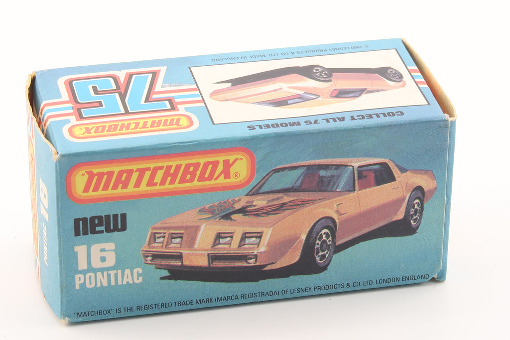 MATCHBOX SUPERFAST NEW 16 - PONTIAC - OVP - 1979