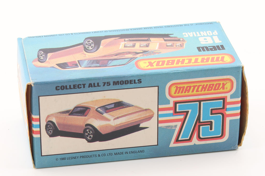 MATCHBOX SUPERFAST NEW 16 - PONTIAC - OVP - 1979