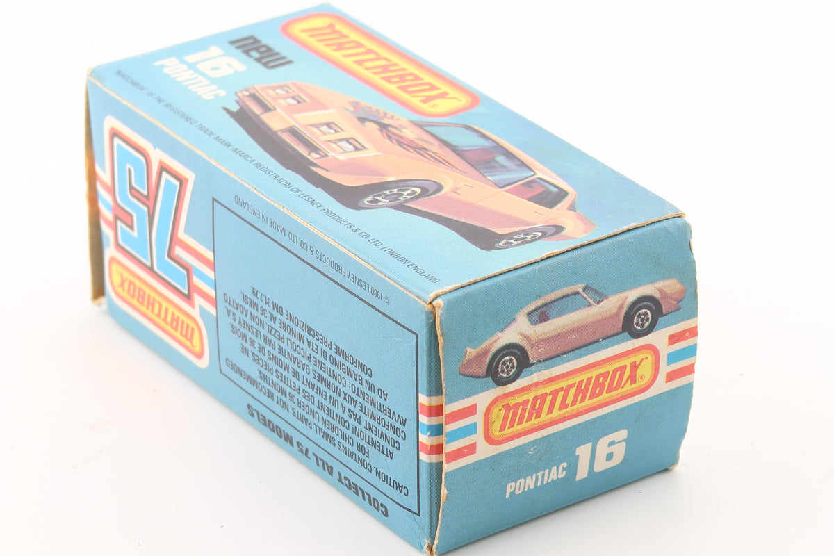 MATCHBOX SUPERFAST NEW 16 - PONTIAC - OVP - 1979
