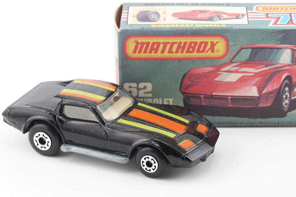 MATCHBOX SUPERFAST 62 - CHEVROLET CORVETTE - OVP - 1979