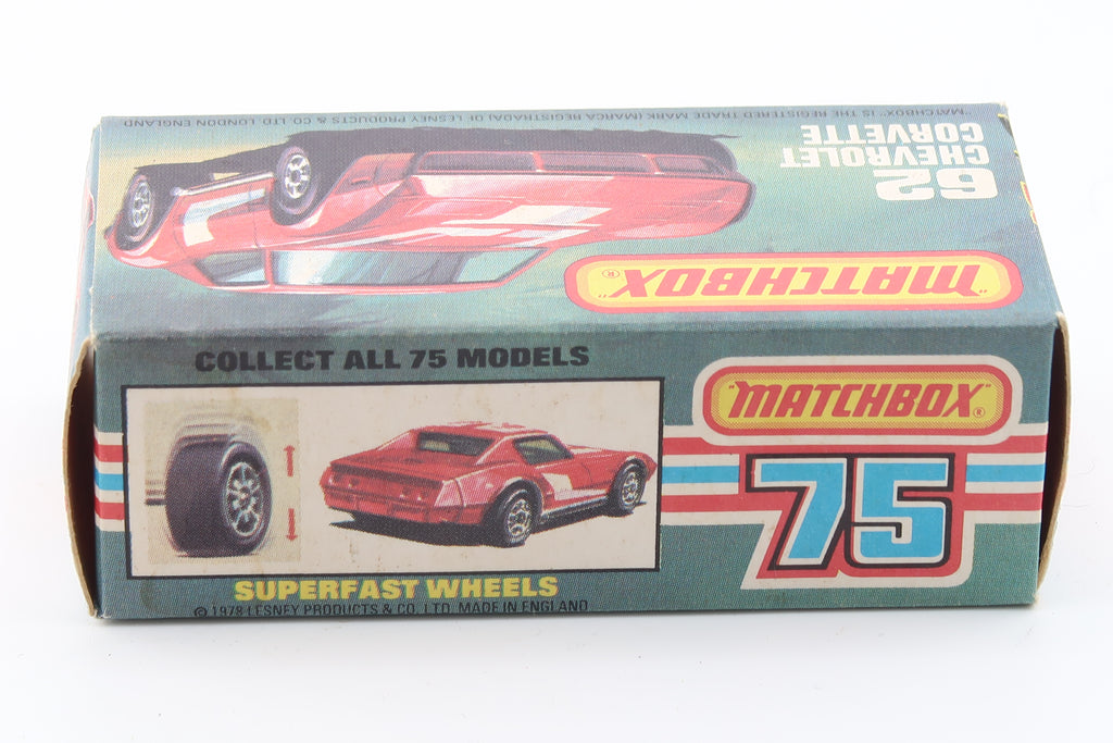 MATCHBOX SUPERFAST 62 - CHEVROLET CORVETTE - OVP - 1979