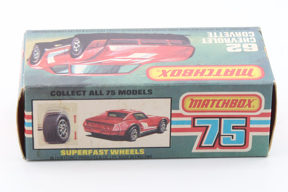 MATCHBOX SUPERFAST 62 - CHEVROLET CORVETTE - OVP - 1979