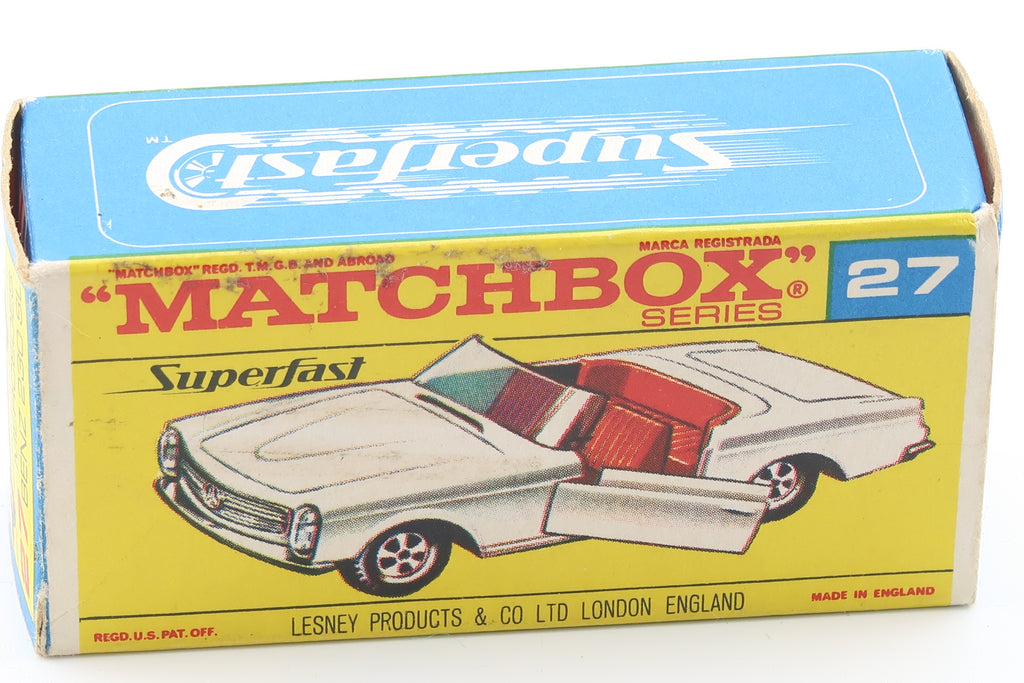 MATCHBOX SUPERFAST 27 - MERCEDES-BENZ 230 SL - OVP - 1970