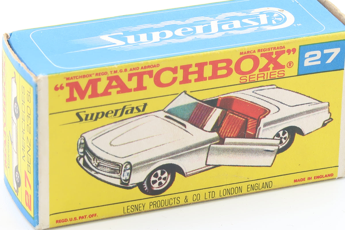 MATCHBOX SUPERFAST 27 - MERCEDES-BENZ 230 SL - OVP - 1970