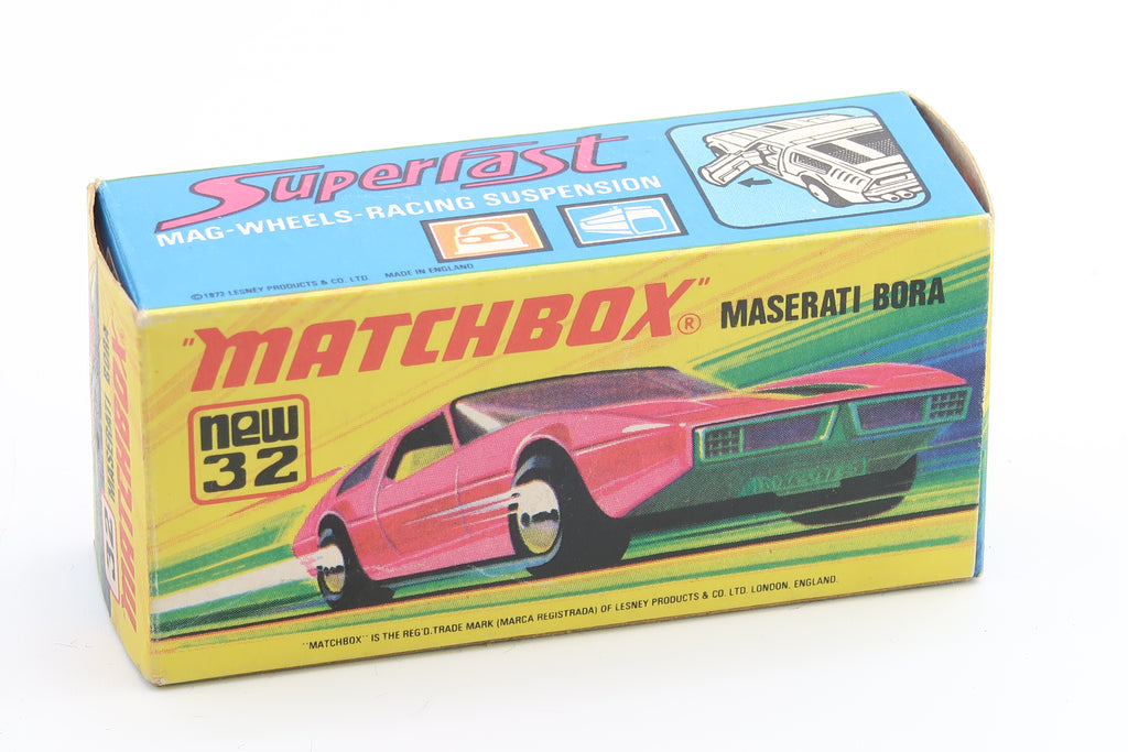 MATCHBOX SUPERFAST NEW 32 - MASERATI BORA - 1972 - OVP