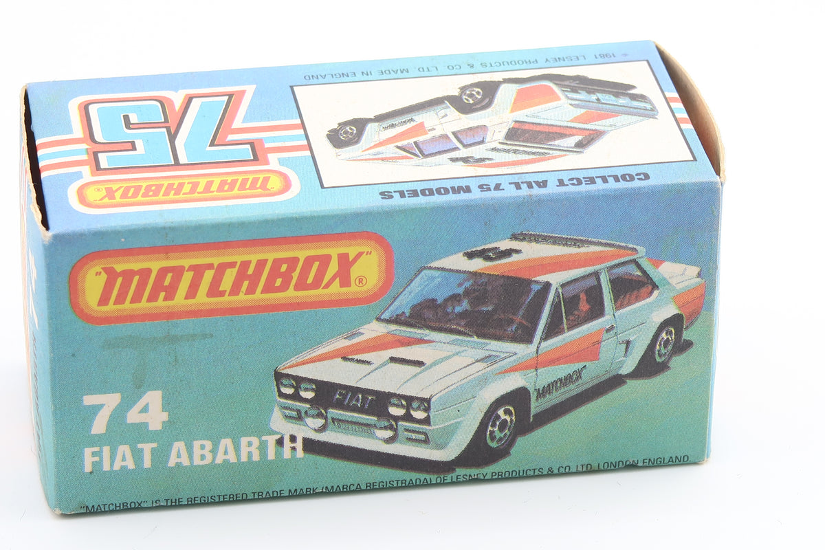 MATCHBOX SUPERFAST 74 - FIAT 131 ABARTH - 1982 - OVP