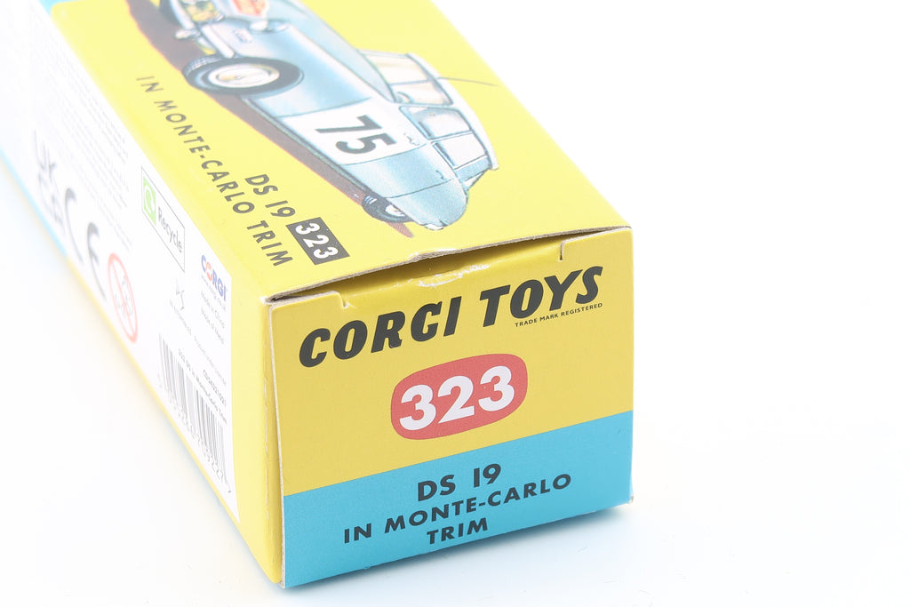 CORGI TOYS 323 - CITROEN DS 19 - RALLYE MONTE CARLO - OVP - RE_EDITION