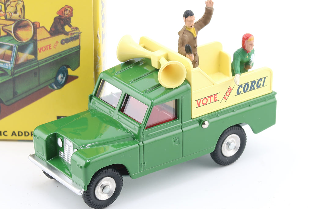CORGI TOYS 472 - LAND ROVER 109 WB - PUBLIC ADDRESS VEHICLE - OVP - RE_EDITION