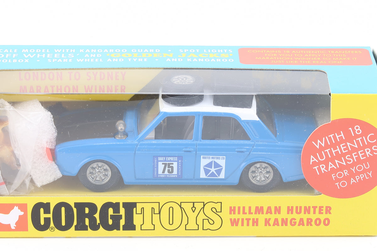 CORGI TOYS 302 - HILLMAN HUNTER WITH KANGAROO - OVP - RE_EDITION