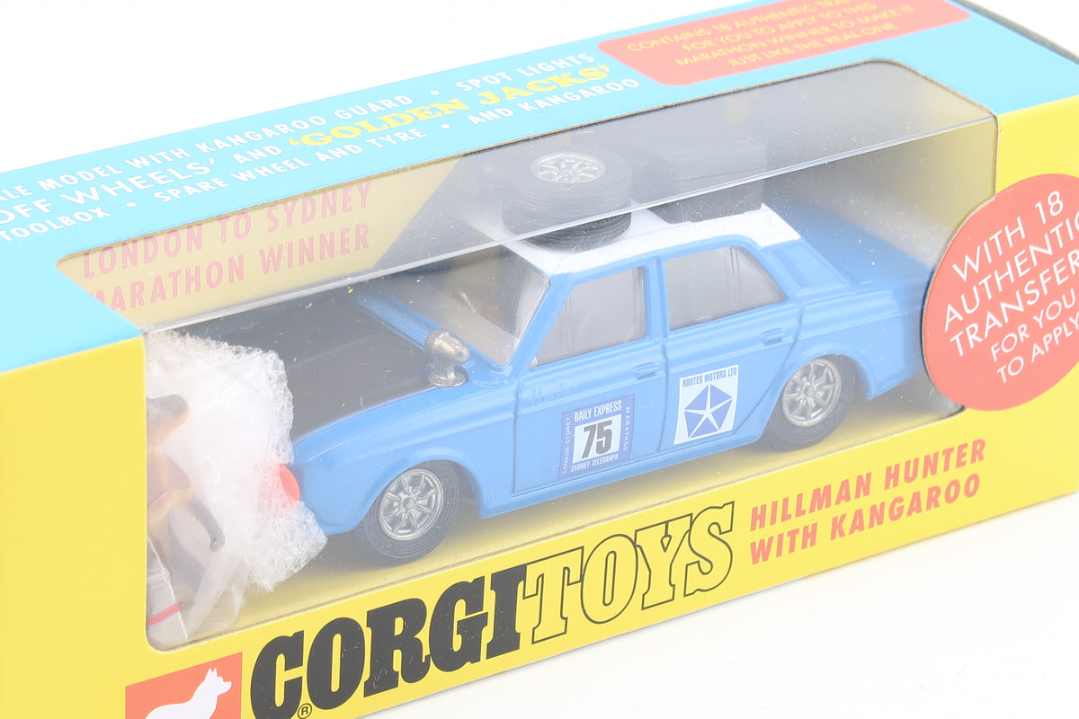 CORGI TOYS 302 - HILLMAN HUNTER WITH KANGAROO - OVP - RE_EDITION