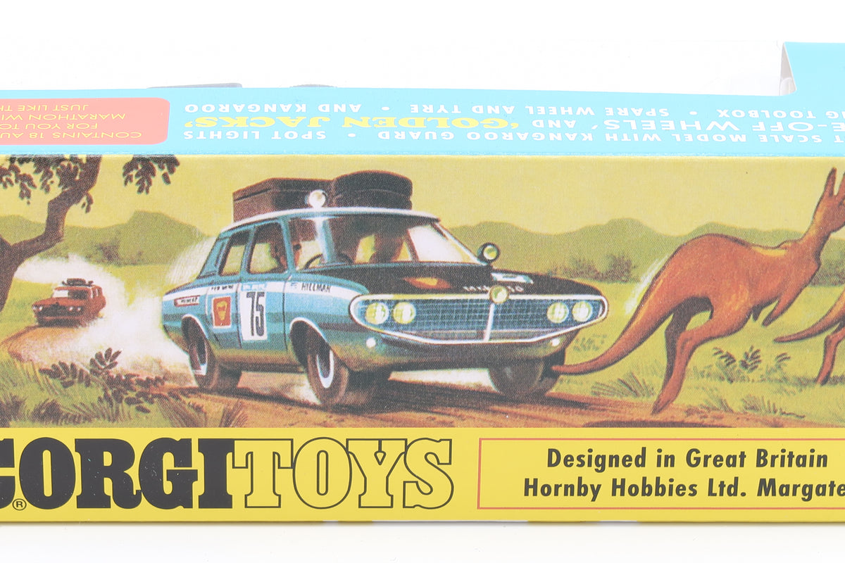CORGI TOYS 302 - HILLMAN HUNTER WITH KANGAROO - OVP - RE_EDITION