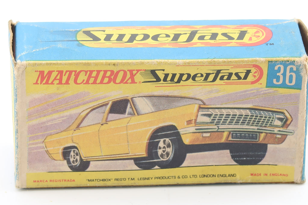 MATCHBOX SUPERFAST 36 - OPEL DIPLOMAT - OVP - 1970