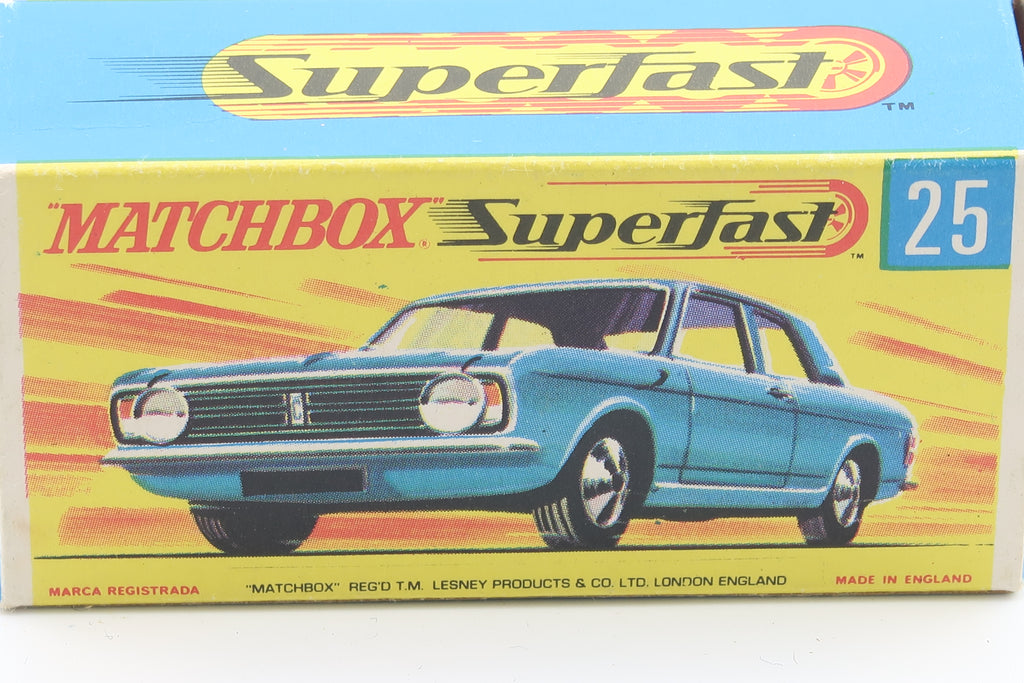 MATCHBOX SUPERFAST 25 - FORD CORTINA G.T. - OVP - 1970