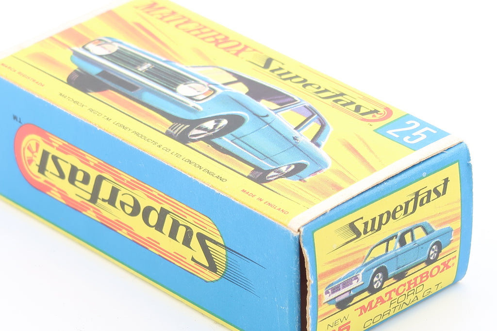 MATCHBOX SUPERFAST 25 - FORD CORTINA G.T. - OVP - 1970