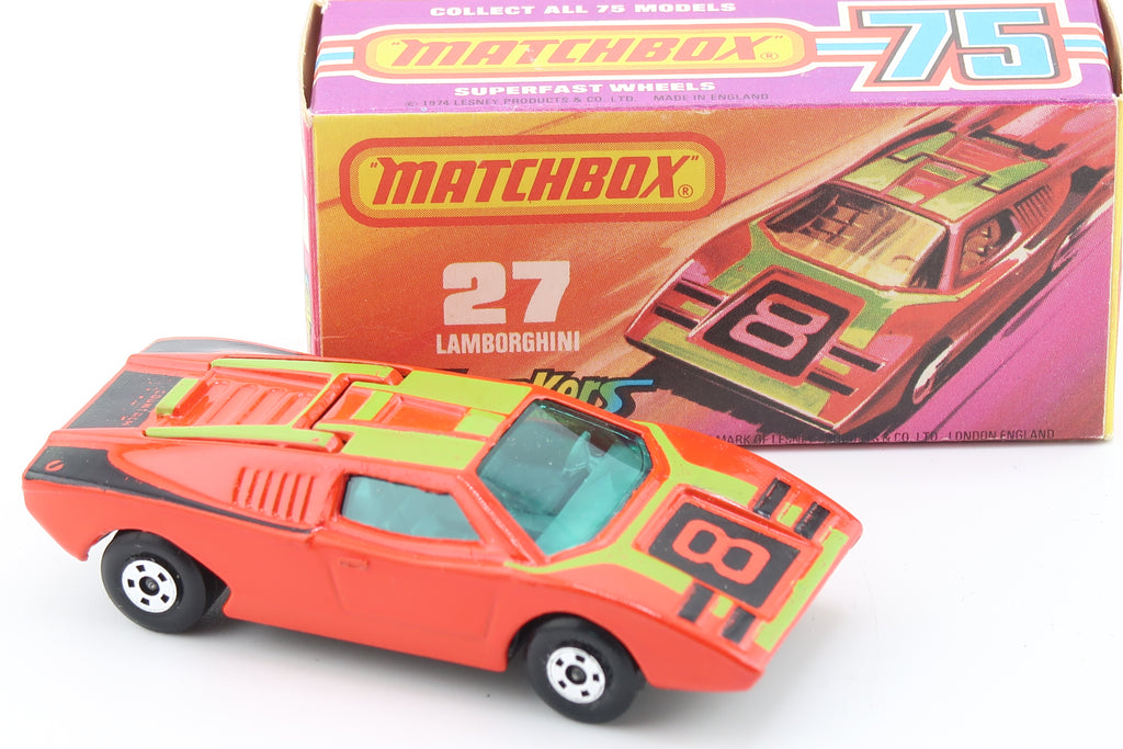 MATCHBOX STREAKERS 27 - LAMBORGHINI COUNTACH - OVP - 1973