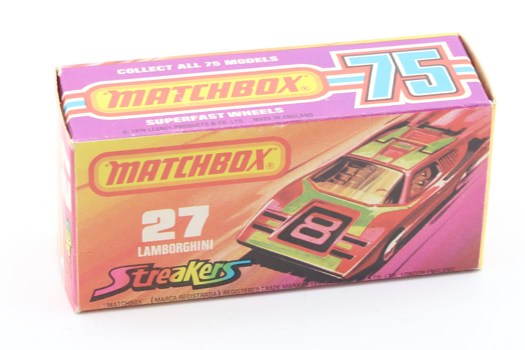 MATCHBOX STREAKERS 27 - LAMBORGHINI COUNTACH - OVP - 1973