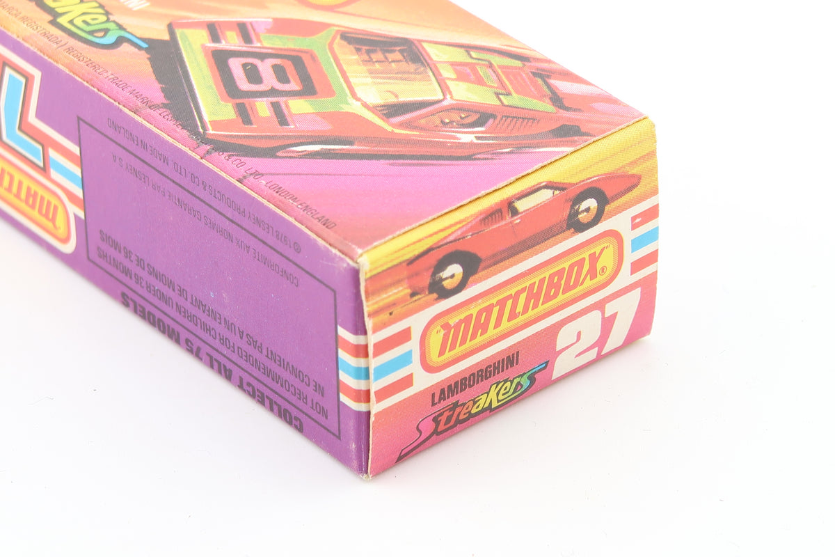 MATCHBOX STREAKERS 27 - LAMBORGHINI COUNTACH - OVP - 1973