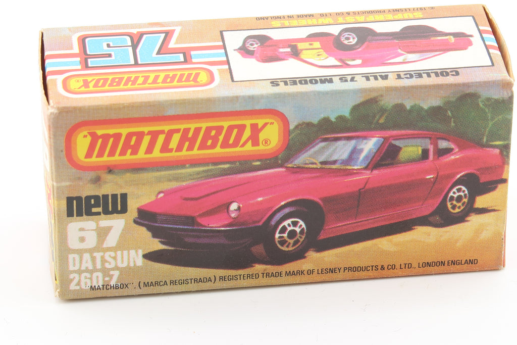 MATCHBOX SUPERFAST NEW 67 - DATSUN 260 Z - OVP - 1978