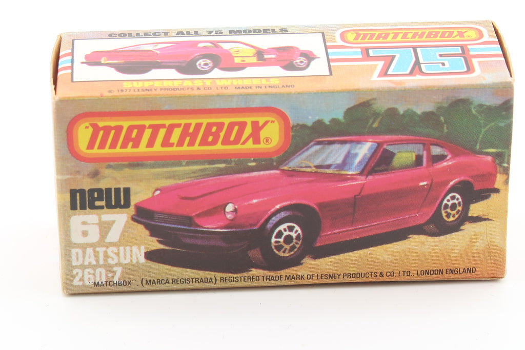 MATCHBOX SUPERFAST NEW 67 - DATSUN 260 Z - OVP - 1978