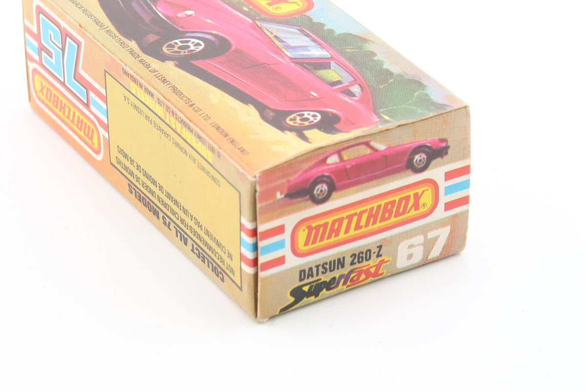 MATCHBOX SUPERFAST NEW 67 - DATSUN 260 Z - OVP - 1978