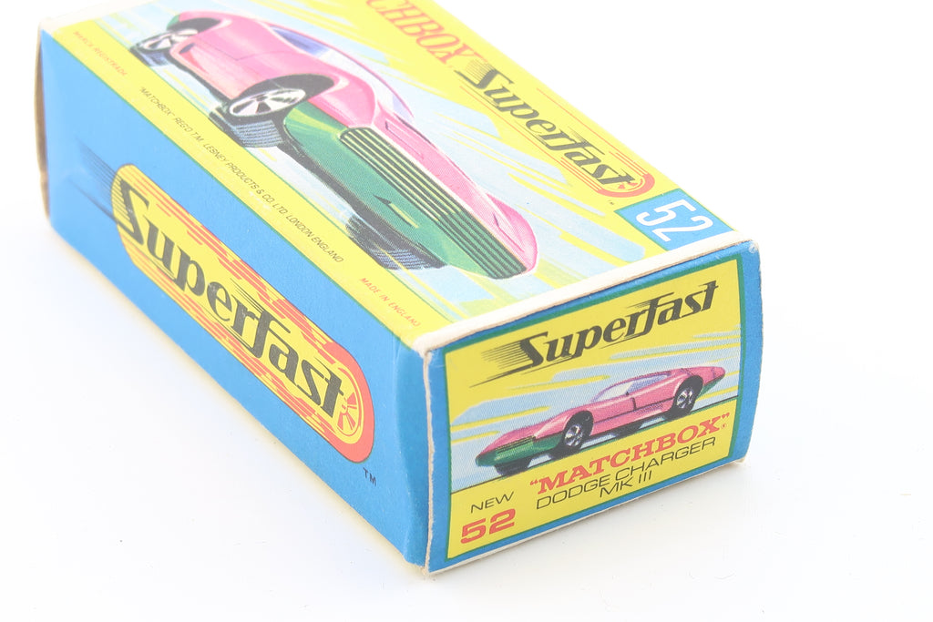 MATCHBOX SUPERFAST 52 - DODGE CHARGER MK III - OVP - 1970