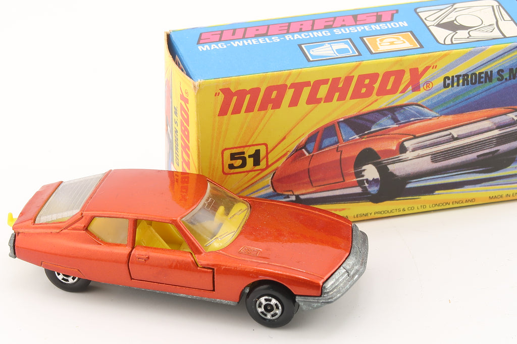 MATCHBOX SUPERFAST 51 - CITROEN SM - OVP - 1971